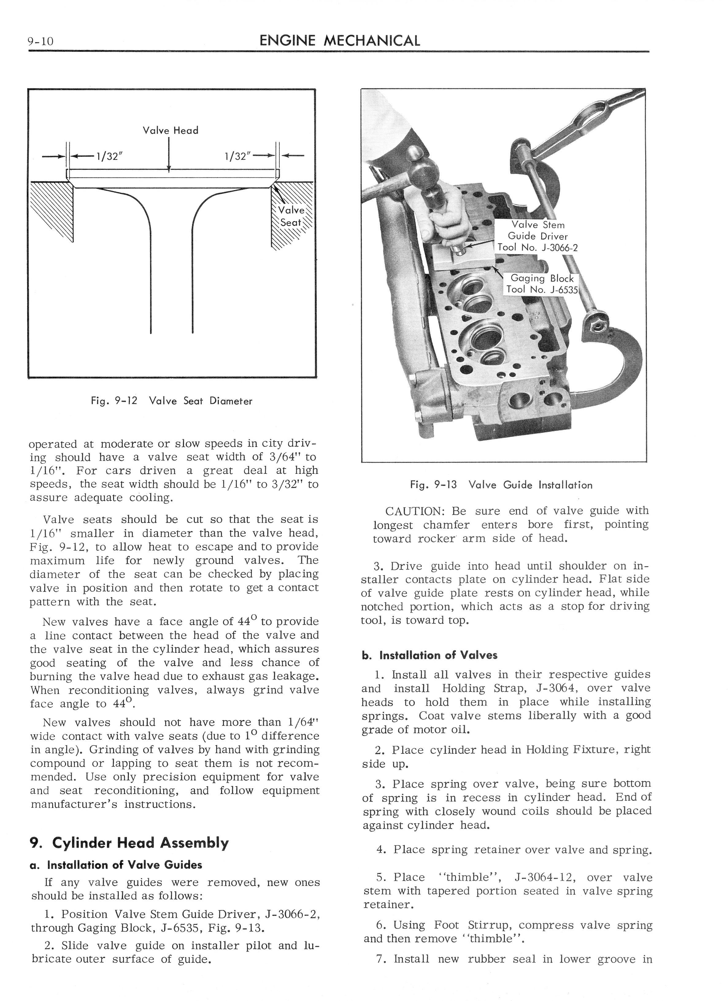 1962 Cadillac Shop Manual - Engine Mechanical Page 10 of 32